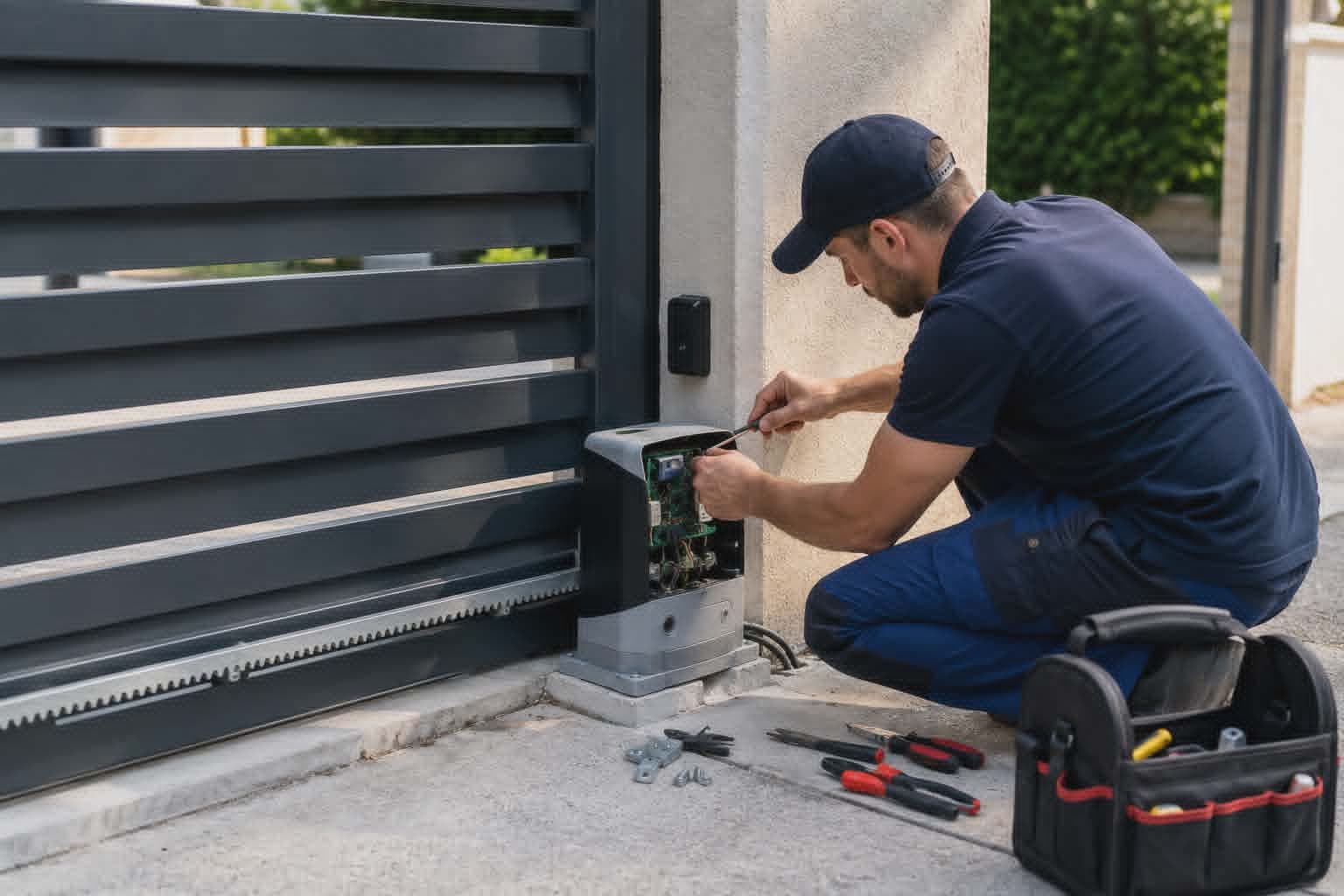 Motorisation portail coulissant